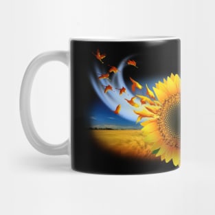 Sunflower & wind Mug